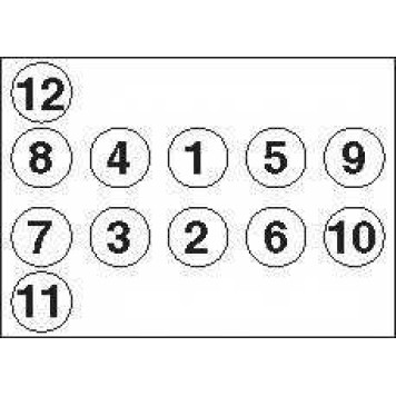 Комплект болтов головки цилидра PAYEN HBS252-1