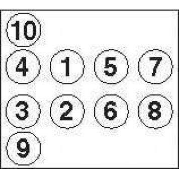 Комплект болтов головки цилидра PAYEN HBS253-1