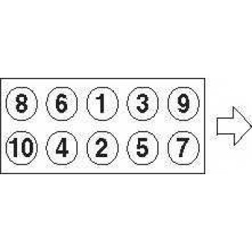 Комплект болтов головки цилидра PAYEN HBS387-1