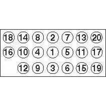 Комплект болтов головки цилидра PAYEN HBS466