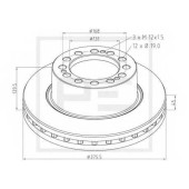 Тормозной диск PE Automotive 066.253-00A
