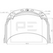 Тормозной барабан PE Automotive 146.134-00A