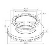 Тормозной диск PE Automotive 266.000-00A