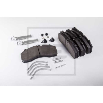 Колодки тормозные дисковые для MAN TGA / MERCEDES ACTROS, ATEGO, AXOR, CITARO, ECONIC, INTEGRO, INTOURO, MK, NG, SK, TOURISMO, TOURO, TRAVEGO <b>PE Automotive 086.300-50A / BL1730D2</b>