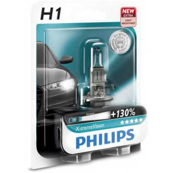 PHILIPS 12258XVB1 - лампа H1 12V 55W P14.5s (серия X-Treme Vision)-1