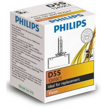 Лампа газоразрядная(ксеноновая) D5S 12В 25Вт PHILIPS 12410C1-1