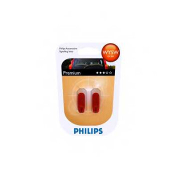 Лампа накаливания WY5W 12В 5Вт PHILIPS 12396NAB2
