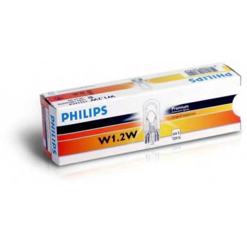 Лампа накаливания 12В 1.2Вт PHILIPS 12516CP-2