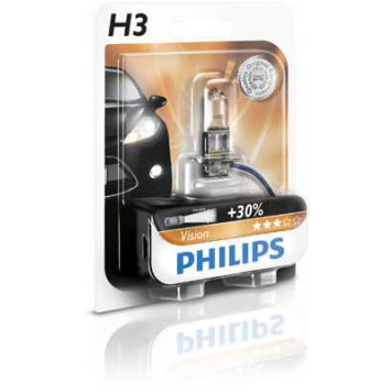 PHILIPS 12336PRB1 - лампа H3 12V 55W PK22s (серия Vision)-1