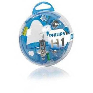 Лампа накаливания H1 12В 55Вт PHILIPS 55717EBKM