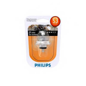 Лампа накаливания S3 12В 15Вт PHILIPS 12008BW-1