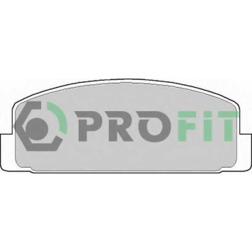 Колодки тормозные дисковые задний для MAZDA 323 F(BJ), 626(GF,GW), FAMILIA(BJ), PREMACY(CP) <b>PROFIT 5000-0372</b>