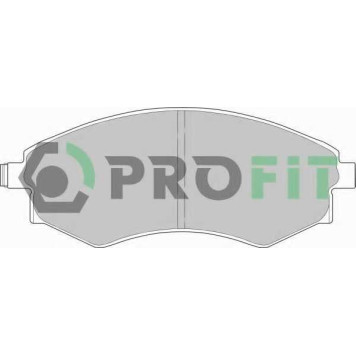 Колодки тормозные дисковые передний для HYUNDAI COUPE(RD), LANTRA(J-2), SONATA(EF,Y-2,Y-3) / NISSAN PRIMERA(W10) / SSANGYONG REXTON(GAB#) <b>PROFIT 5000-0600</b>