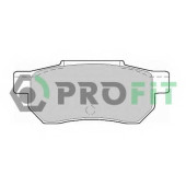 Колодки тормозные дисковые задний для HONDA ACCORD(CA, CB), CIVIC(EC, ED, EE, EG, EH, EJ, EK, EM1, MA, MB, MC), CRX(ED, EE), JAZZ(GD) <b>PROFIT 5000-0621</b>
