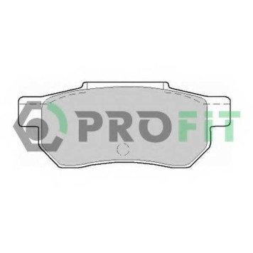 Колодки тормозные дисковые задний для HONDA ACCORD(CA, CB), CIVIC(EC, ED, EE, EG, EH, EJ, EK, EM1, MA, MB, MC), CRX(ED, EE), JAZZ(GD) <b>PROFIT 5000-0621</b>