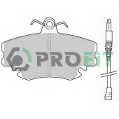 Колодки тормозные дисковые передний для PEUGEOT 205, 309 / RENAULT 11, 19, 21, 25, 9, CLIO, LOGAN, MEGANE, SANDERO/STEPWAY, SUPER 5, THALIA, TWINGO <b>PROFIT 5000-0845</b>