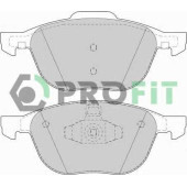 Колодки тормозные дисковые передний для FORD C-MAX, FOCUS, KUGA / MAZDA 3, 5 / VOLVO C30, C70, S40, V50 <b>PROFIT 5000-1594</b>