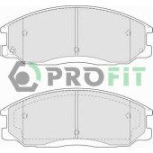 Колодки тормозные дисковые передний для HYUNDAI H-1 Travel(TQ), H-1, SANTA FE(SM), TRAJET(FO) / SSANGYONG ACTYON SPORTS(QJ), ACTYON, KYRON <b>PROFIT 5000-1605</b>