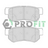 Колодки тормозные дисковые задний для HYUNDAI ELANTRA, GETZ, GRANDEUR, MATRIX, SANTA FE, SONATA, TRAJET, TUCSON / KIA MAGENTIS, OPIRUS, SPORTAGE <b>PROFIT 5000-1606</b>