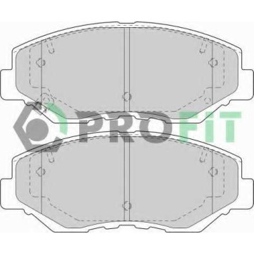 Колодки тормозные дисковые передний для HONDA ACCORD(CL,CM), CR(RD#) <b>PROFIT 5000-1658</b>