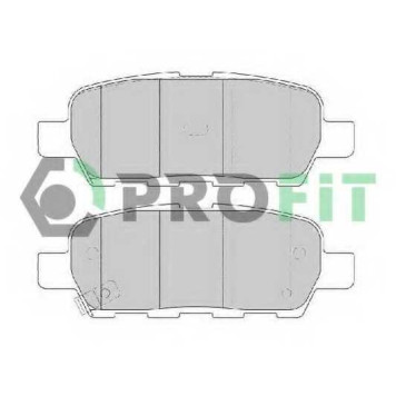 Колодки тормозные дисковые задний для INFINITI EX, FX, G / NISSAN JUKE, MURANO, QASHQAI, TIIDA, X-TRAIL / RENAULT KOLEOS / SUZUKI GRAND VITARA <b>PROFIT 5000-1693</b>
