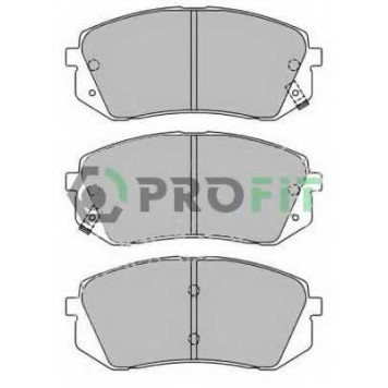 Колодки тормозные дисковые передний для HYUNDAI ix35(EL,ELH,LM) / KIA CARENS(FJ,UN), SPORTAGE(JE#,KM#,SL) <b>PROFIT 5000-2022</b>