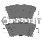 Колодки тормозные дисковые задний для HYUNDAI ACCENT, ELANTRA, GRANDEUR, i40 CW, i40, SONATA / KIA CARENS, CEE`D, CERATO, OPIRUS, OPTIMA, RIO, SOUL / SSANGYONG KORANDO <b>PROFIT 5000-4387</b>