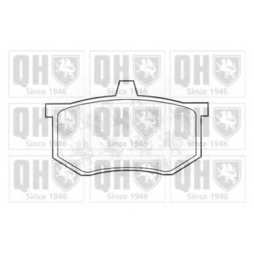 Колодки тормозные дисковые <b>QUINTON HAZELL BP583 / 20601</b>