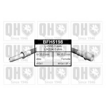 Тормозной шланг QUINTON HAZELL BFH5198