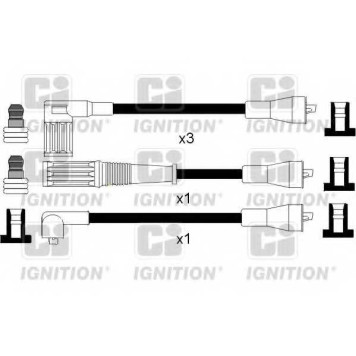 Комплект проводов зажигания QUINTON HAZELL XC181
