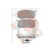 Колодки тормозные дисковые для ACURA INTEGRA / HONDA CIVIC(EG,EH,EJ,EK,EM1,MA,MB), CRX(EG,EH), INTEGRA, JAZZ(GD,GE,GK) <b>R BRAKE RB1024 / 23343</b>