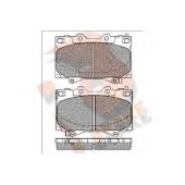 Колодки тормозные дисковые для LEXUS LX(UZJ100) / TOYOTA LAND CRUISER 100(FZJ1#,UZJ1#) <b>R BRAKE RB1723 / 23524</b>