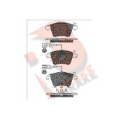 Колодки тормозные дисковые для VW TOUAREG(7L6,7L7,7LA) <b>R BRAKE RB1777 / 23749</b>