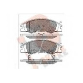 Колодки тормозные дисковые для KIA CERATO KOUP(TD), CERATO(LD,TD) <b>R BRAKE RB1708 / 24218</b>