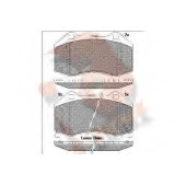 Колодки тормозные дисковые для OPEL CORSA <b>R BRAKE RB2132 / 25630</b>