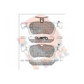 Колодки тормозные дисковые для PEUGEOT 308 <b>R BRAKE RB2174 / 25841</b>