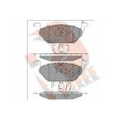 Колодки тормозные дисковые для AUDI A1, A3 / SKODA CITIGO, FABIA, OCTAVIA, RAPID, ROOMSTER / VW BEETLE, BORA, FOX, GOLF, LOAD UP, POLO, UP <b>R BRAKE RB1338 / 23130</b>