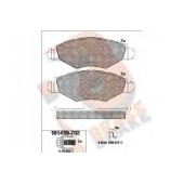 Колодки тормозные дисковые для PEUGEOT 206(2A/C,2E/K,T3E), 306(7A,7B,7C,N3,N5) <b>R BRAKE RB1439-702 / 23597</b>