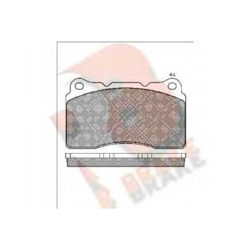 Колодки тормозные дисковые для RENAULT MEGANE(DZ0/1#) / VOLVO S60, V70(SW) <b>R BRAKE RB1582 / 23092</b>