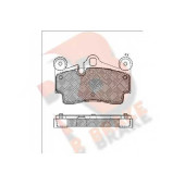 Колодки тормозные дисковые для AUDI Q7(4L) / PORSCHE CAYENNE(955,9PA) / VW TOUAREG(7L6,7L7,7LA) <b>R BRAKE RB1611 / 23694</b>