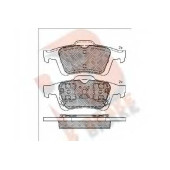 Колодки тормозные дисковые для FORD FOCUS(DA#) / MAZDA 3(BK) / VOLVO S40(MS), V50(MW) <b>R BRAKE RB1743 / 25212</b>