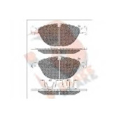 Колодки тормозные дисковые для BMW X5(E70,F15,F85), X6(E71,E72,F16,F86) <b>R BRAKE RB1905 / 24172</b>