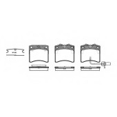 Колодки тормозные дисковые передний для VW TRANSPORTER(70XA, 70XB, 70XC, 70XD, 7DB, 7DK, 7DW) <b>REMSA 0385.11 / PCA038511</b>