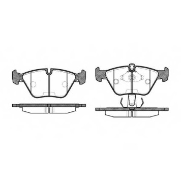 Колодки тормозные дисковые передний для BMW 5(E34,E39) <b>REMSA 0270.15 / PCA027015</b>