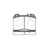 Колодки тормозные дисковые передний для MERCEDES , 190, C, CABRIOLET, CLK, COUPE, E, KOMBI, SL <b>REMSA 0379.20 / PCA037920</b>