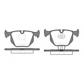 Колодки тормозные дисковые задний для BMW 3(E46), 5(E34), 7(E32,E38), 8(E31), Z1 <b>REMSA 0381.00 / PCA038100</b>
