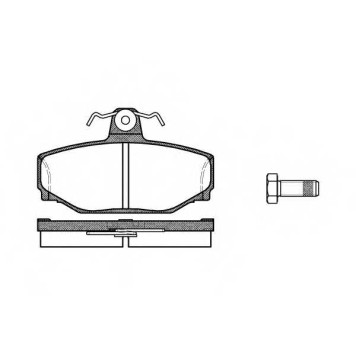 Колодки тормозные дисковые задний для VOLVO 740, 760, 780, 940, 960, C70, S70, S90, V70, V90, XC70 CROSS COUNTRY <b>REMSA 0297.00 / PCA029700</b>