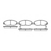 Колодки тормозные дисковые передний для HONDA ACCORD(CB,CC,CD,CE,CF) / LAND ROVER DISCOVERY(LJ,LT) <b>REMSA 0324.02 / PCA032402</b>