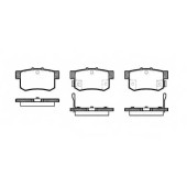 Колодки тормозные дисковые задний для FIAT SEDICI / HONDA ACCORD, CIVIC, INTEGRA, PRELUDE / SUZUKI KIZASHI, SWIFT, SX4 <b>REMSA 0325.22 / PCA032522</b>