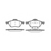 Колодки тормозные дисковые передний для RENAULT CLIO, GRAND, LAGUNA, MEGANE, SCENIC, TWINGO, WIND <b>REMSA 0962.00 / PCA096200</b>